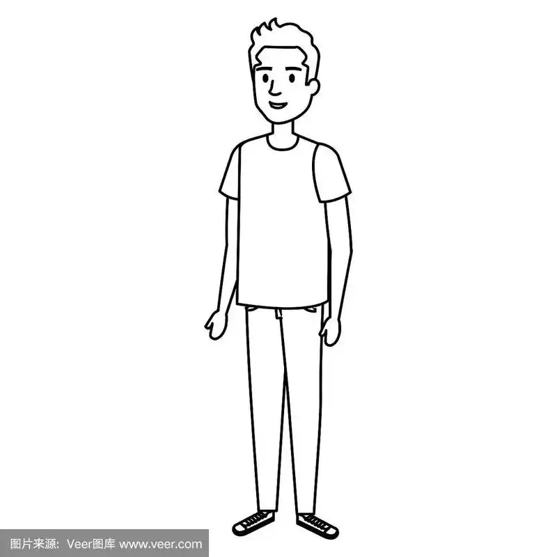 young man avatar character