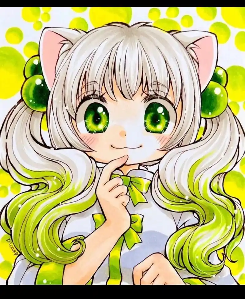 q版漫画 女生 可爱 头像 素材