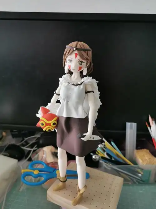 超轻粘土,幽灵公主|手工艺|手办/原型|雨山先生 - 原创作品 - 站酷