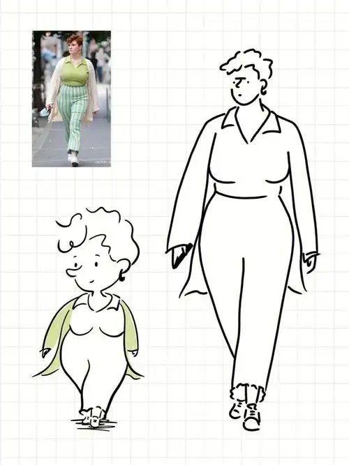 照片转画极简手绘简笔插画含步骤教程