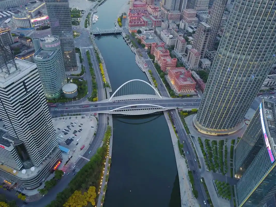 天津 #城市的夜晚 #现场实拍 找出些老照片那时候还没有疫 - 抖音