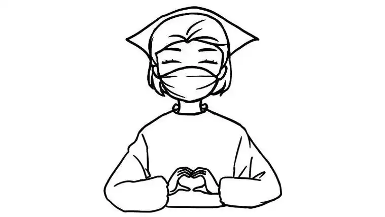 护士怎么画简笔画