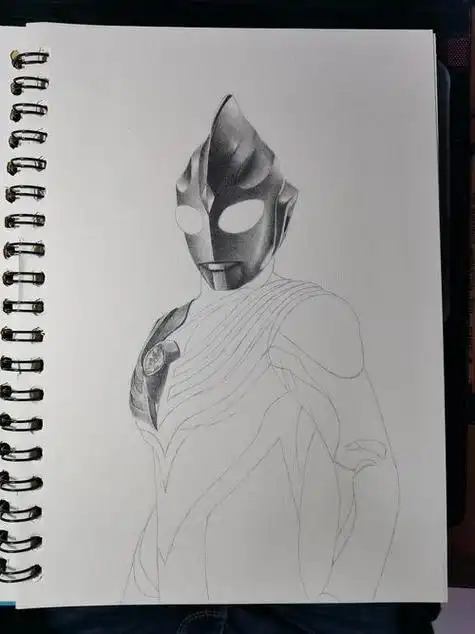 迪迦奥特曼素描 迪迦奥特曼素描画