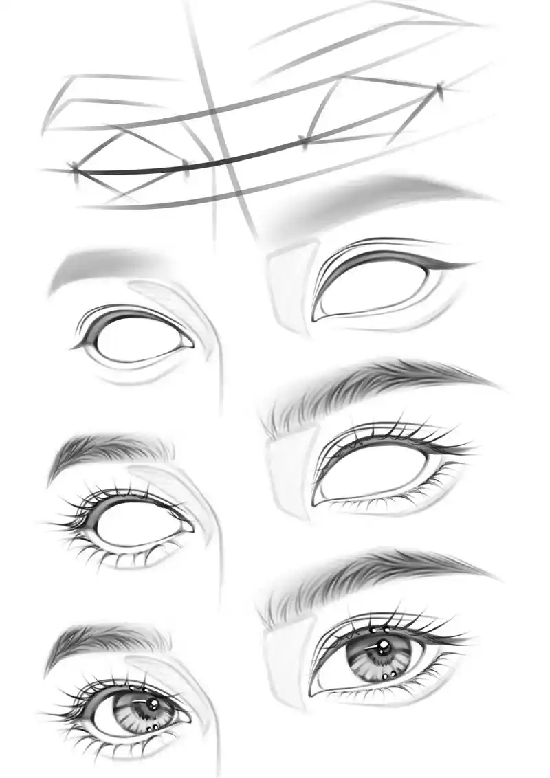 画眼睛 #画画 #绘画教程  - 抖音