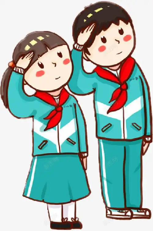 com 团员敬礼 学生 少先队员 敬礼 立正敬礼 节日