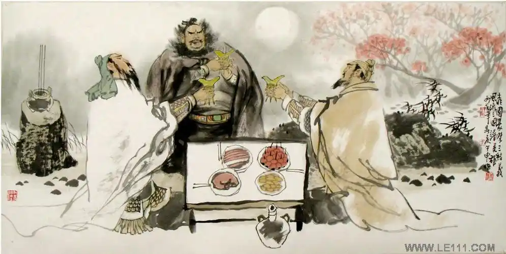 李午申-李午申的作品"桃园三结义"-淘宝-名人字画-书画服务中心,书画