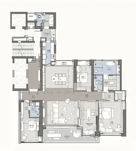 260m05精奢大平层清享静谧闲适生活