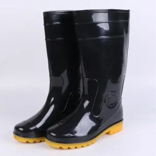 2021男防护雨鞋劳保工地鞋现雨靴防滑士高筒定制雨鞋