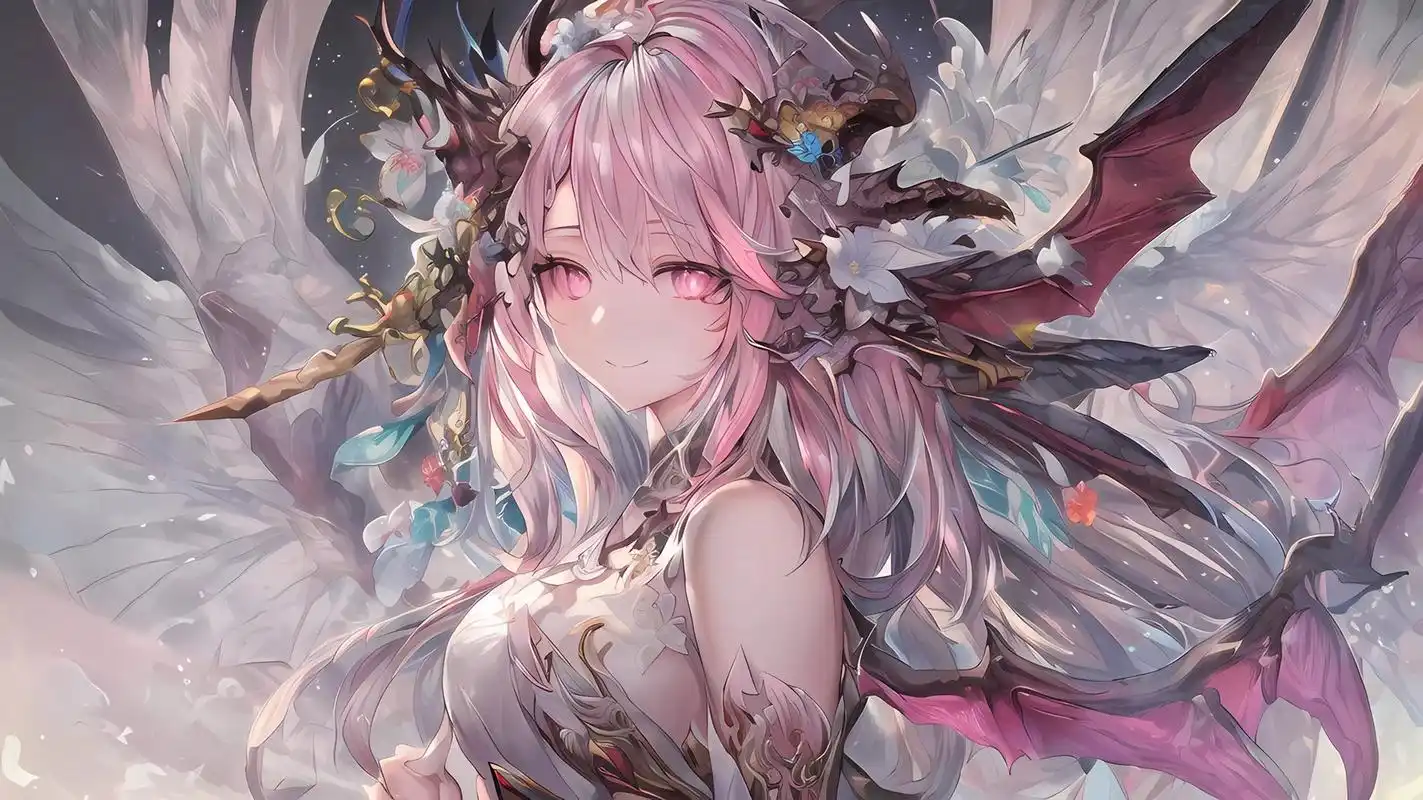 二次元图片#二次元##动漫# #动漫头像和壁纸#  一幅惊艳的水下画作,让