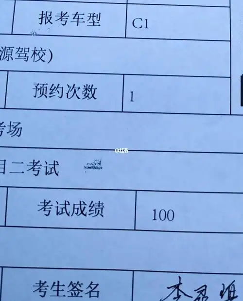 考试合格,请回中心打印成绩单.#科二一把过  #科目二考试  #驾校学车