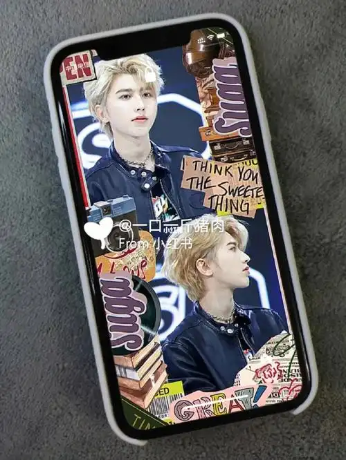 蔡徐坤自制拼贴壁纸