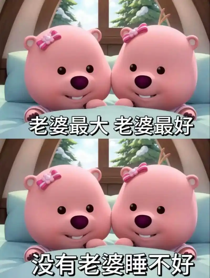 老婆宠得好,招财又进宝～#loopy #loopy表情包 # - 抖音