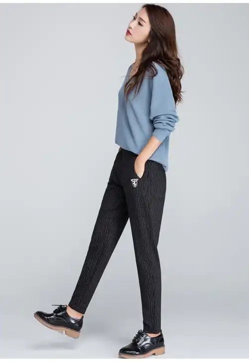 女裤批发2016夏季新款宽筒休闲裤女韩版大码宽松女裤八分阔腿裤女