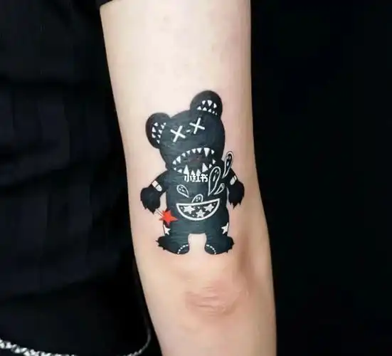 情侣纹身暗黑小恶魔