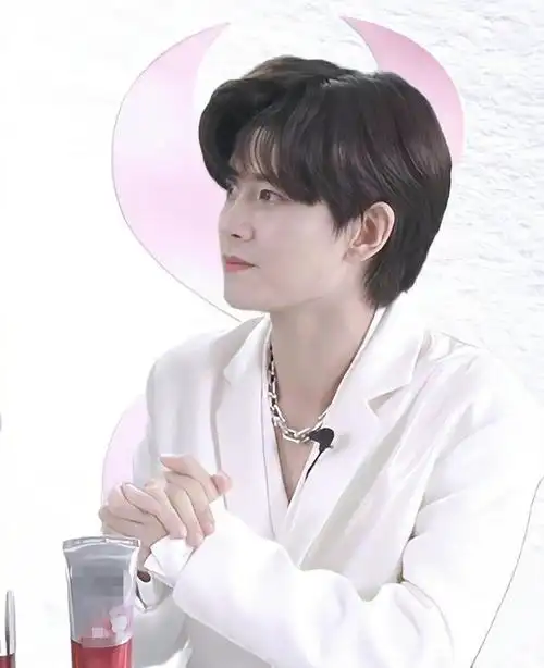 就在刚刚,任嘉伦一袭白衣白裤造型亮相直播活动,帅气的发型,简约的