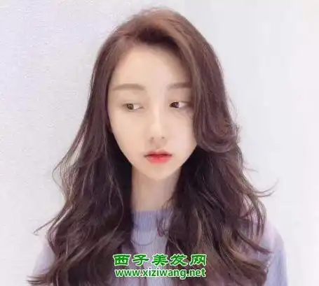 日系二八分刘海长发发型图片 女生二八分刘海时尚又洋气(3)_长发发型