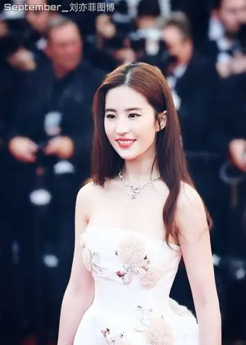 组图收藏:每日一吸仙气,刘亦菲迪奥高定礼服美图