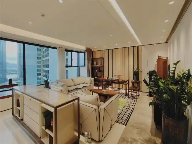 华润悦府  #深圳豪宅  #深圳湾豪宅  ,249平米大平层,新中式风格豪华