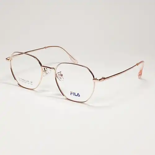 斐乐fila超轻轻纯钛眼镜框男潮可配近视复古眼镜架