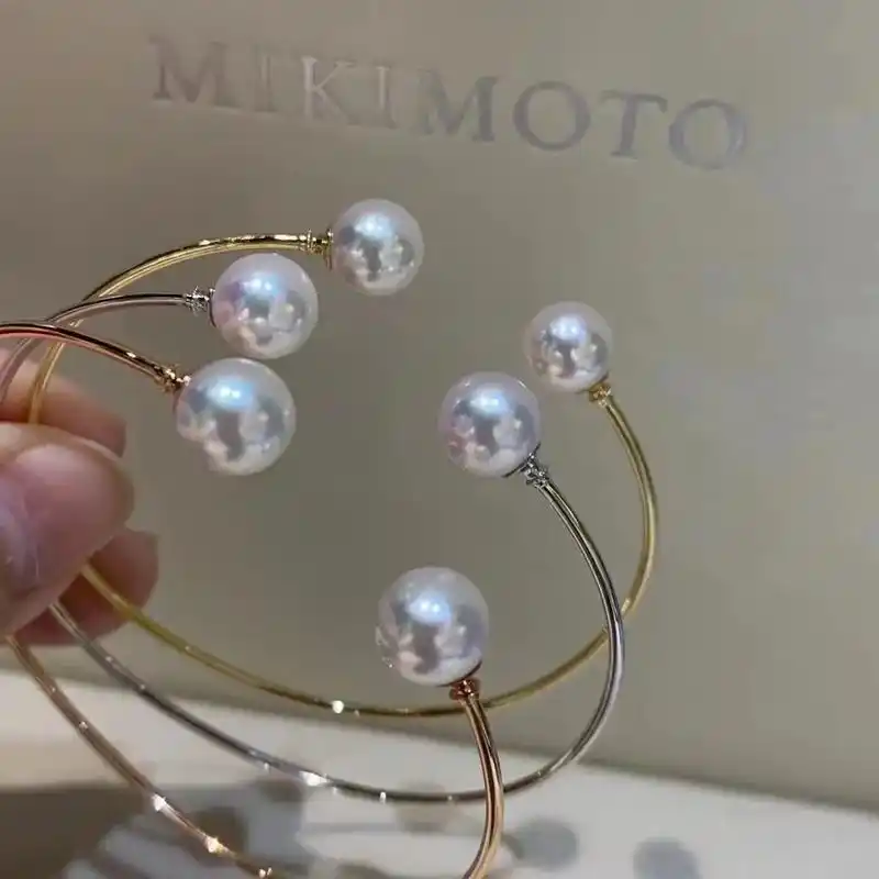 海水18kakoya珍珠手镯.18k厚金特级珠光akoya海 - 抖音