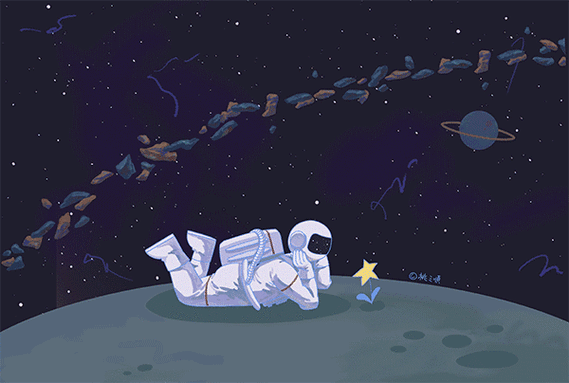 gif 动图 宇宙 虚无 太空 宇航员 0 18 mjx_李银河  发布到  动态