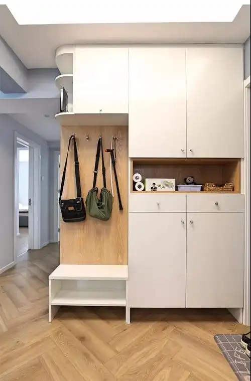 入户玄关鞋柜装修效果图,美观实用!_设计