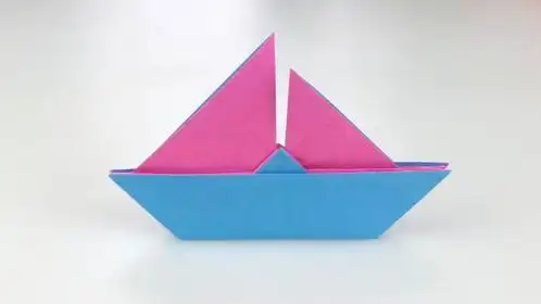 90后童年的折纸小船,高清复刻教程来了,复习一下怎么折吧!