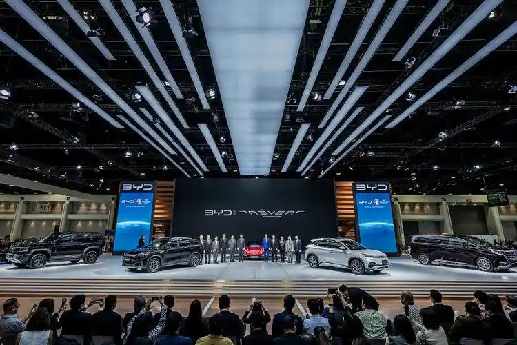 第45届曼谷国际车展盛大开幕比亚迪泰国展示全品牌力量