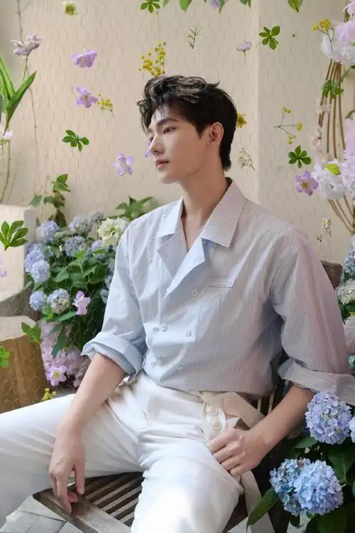 又是帅气了#杨洋绣球花大片一秒入夏