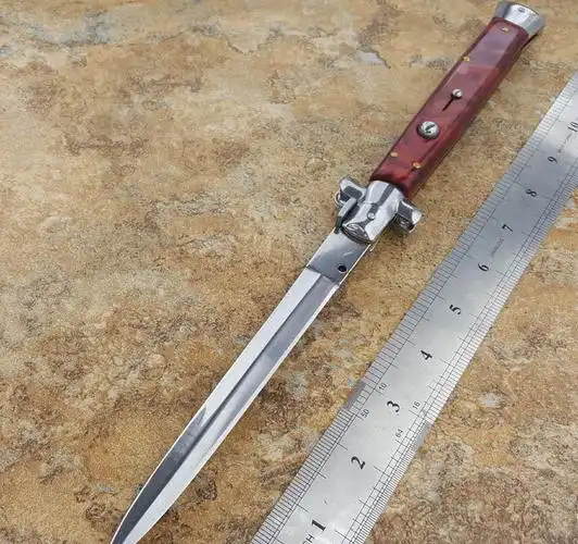 「鉴赏」11寸平面手柄古典跳刀