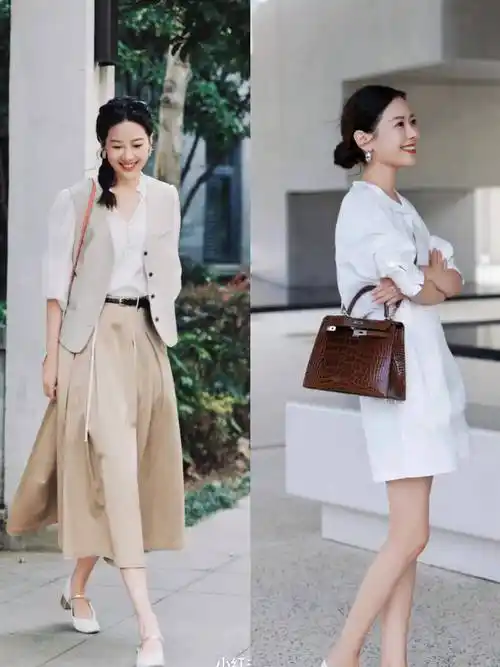 可"一键复制"的早秋穿搭,时髦大方显气质,更适合三四十岁女人