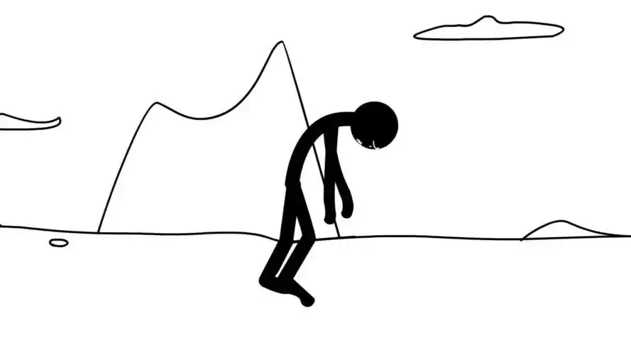 走路的简笔画一个人走路的简笔画