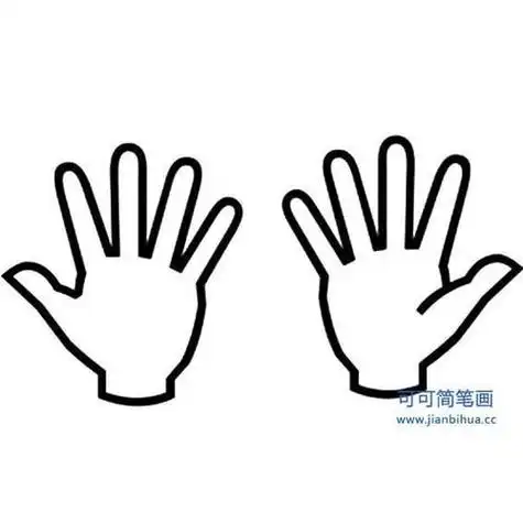 左右手简笔画关于双手的简单画法人物简笔画大全手的简单画法儿童