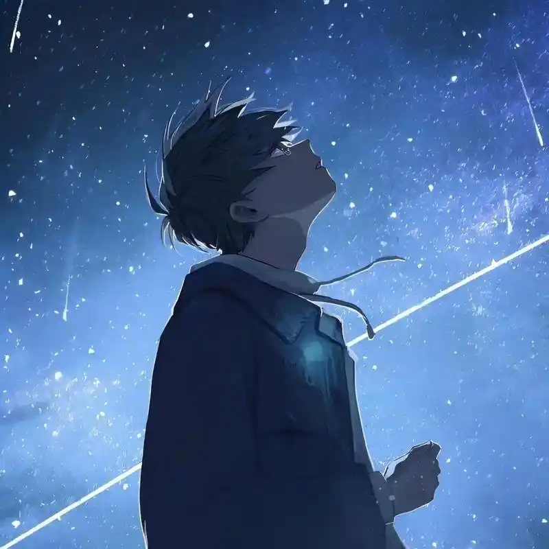 治愈系流星少年动漫男生头像 图片为网络找图,非原创
