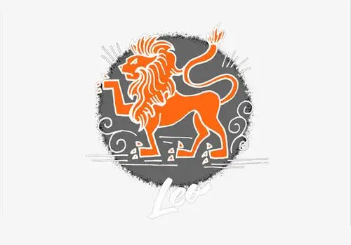 韩版霸气狮子座壁纸海报免抠素材免费下载_觅元素51yuansu.com