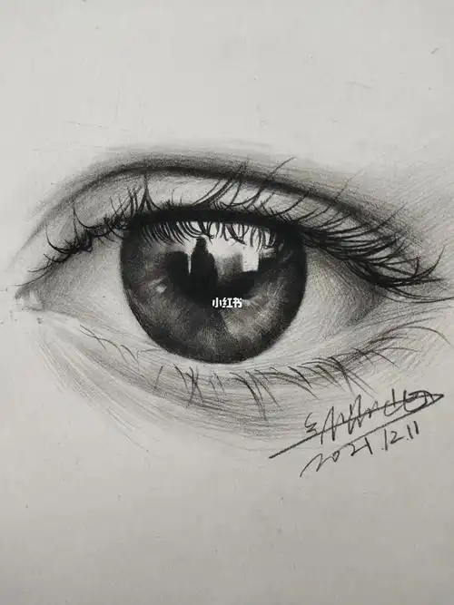 素描  #眼睛  #眼睛画法  #美术生