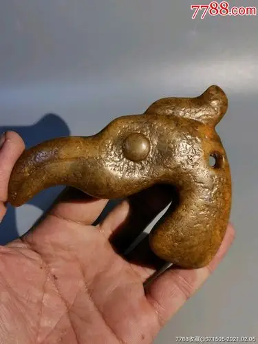 以前收的老玉鹰,图腾,,,红山文化高古玉器红山玉器