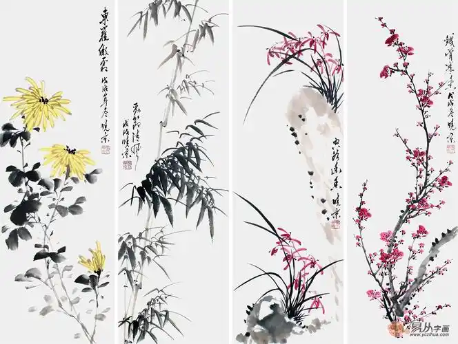 郑晓京梅兰竹菊作品挂在哪合适?客厅书房都可以[好网角商讯]