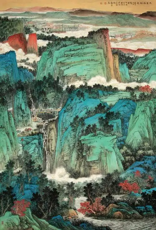 国家,省市展览并获奖,作品【家山有约】入选首届全国山水画作品展