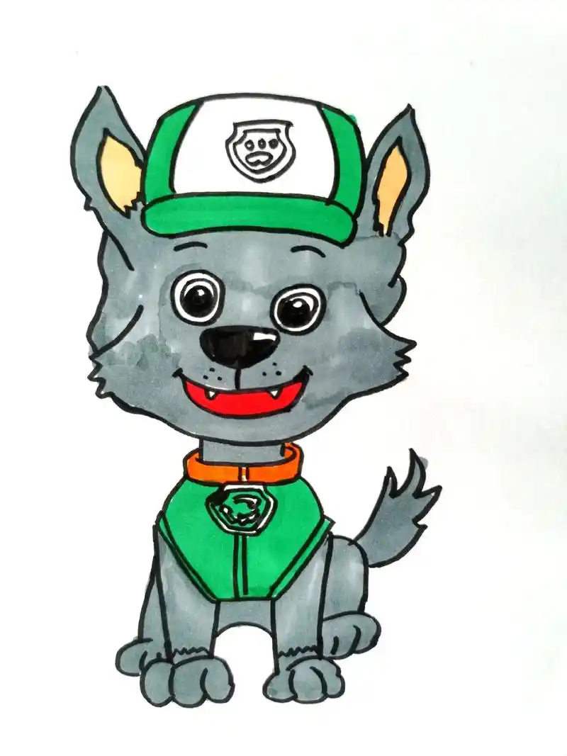 图文伙伴计划 #画画 #汪汪队 #小狗 #简笔画 汪汪队小 - 抖音