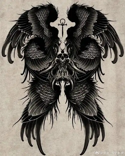 纹身分享##纹身设计##北京纹身店##满背纹身