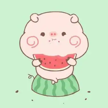 呆萌可爱的小猪猪微信头像