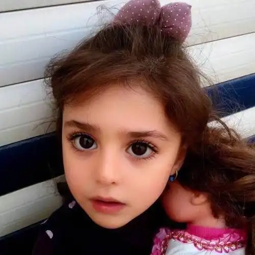 外国小女孩头像超萌开心,外国小女孩头像 可爱(女生头像图片)