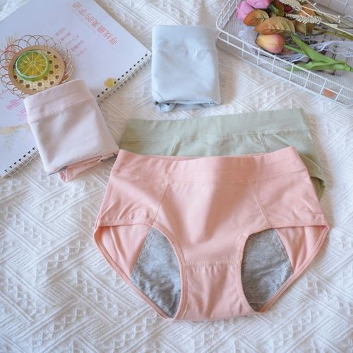 女童生理期防漏内裤12岁儿童生理裤纯棉15初中生女孩月经专用短裤