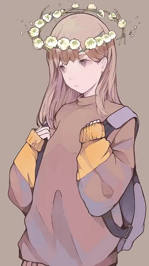 二次元女生无水印头像