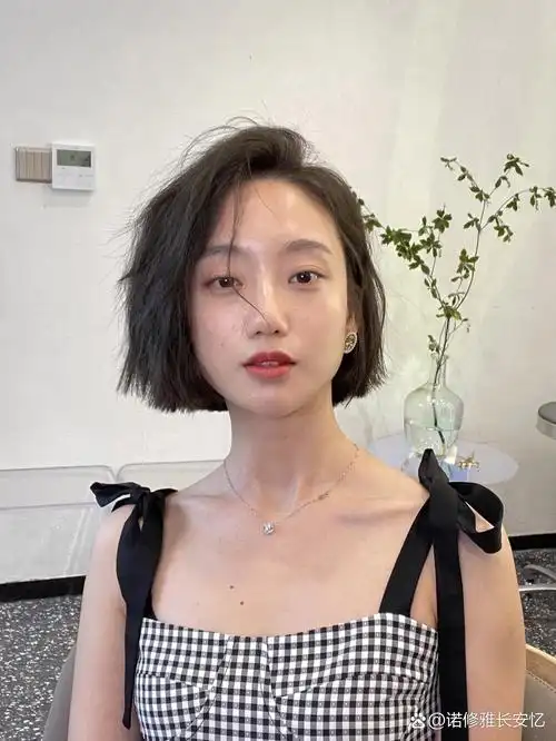 女生短发～玉米烫