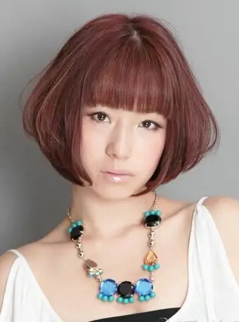 刘海脸型全搭配 打造修颜短发发型