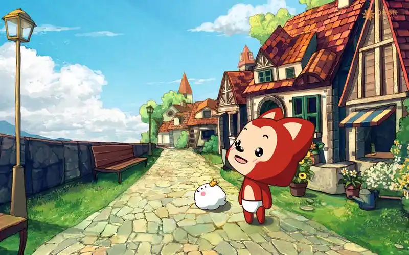 可爱卡通图片最新阿狸动漫电脑桌面壁纸第一辑