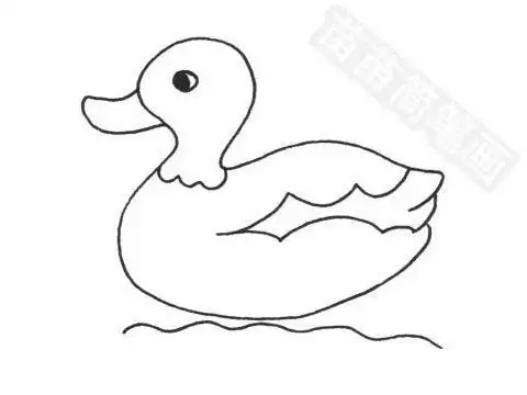 简笔画鸭子怎么画如何画小鸭子简笔画步骤