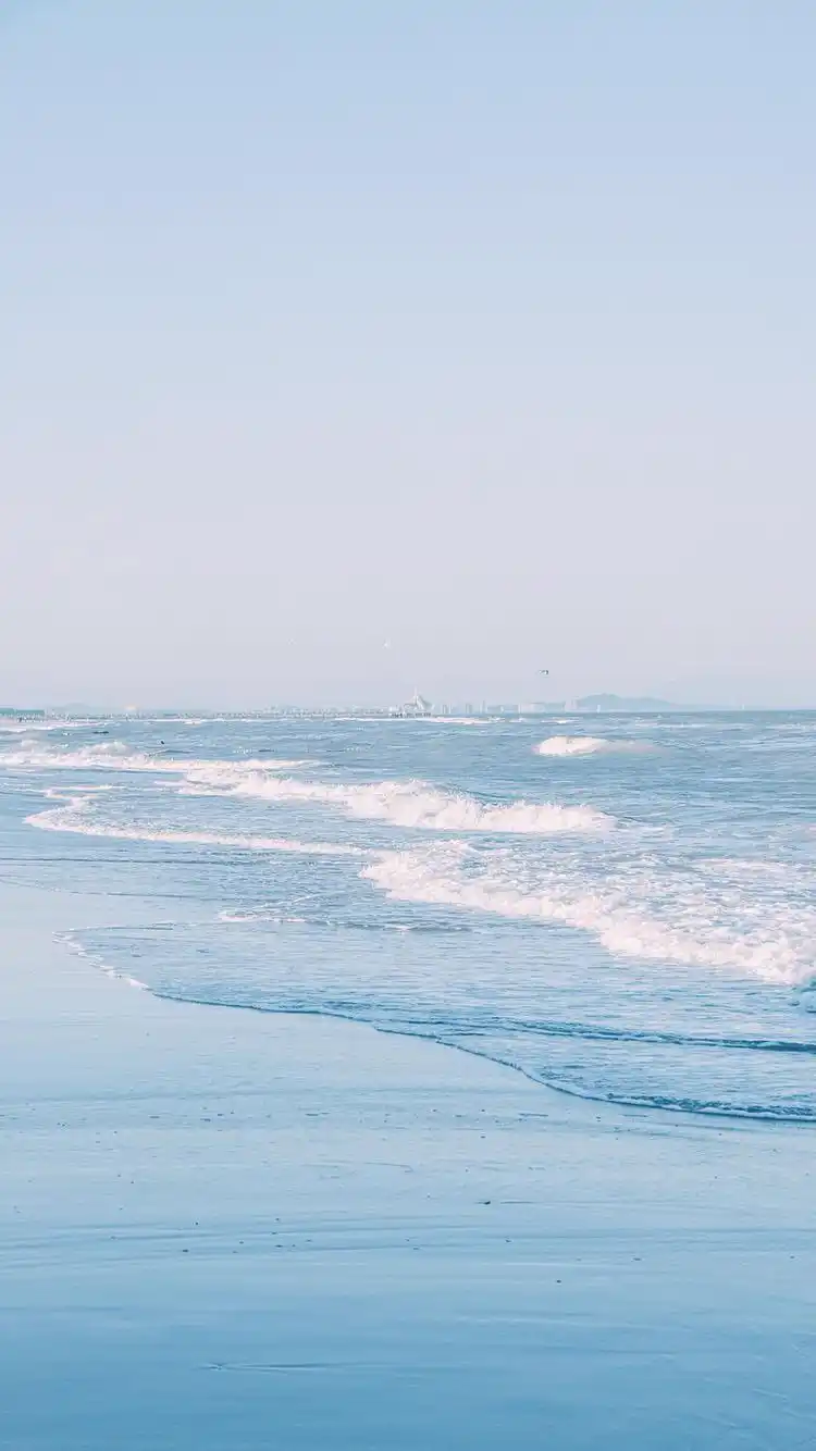 海边沙滩风景手机壁纸图片